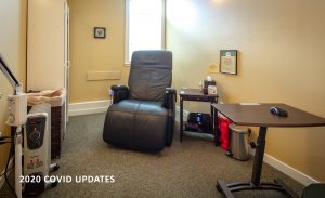 Acupuncture treatment room updated for COVID